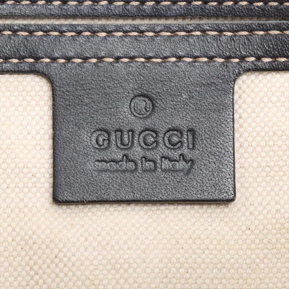 Gucci GG Supreme Leather Shoulder Bag Crossbody Messenger Navy — view 8