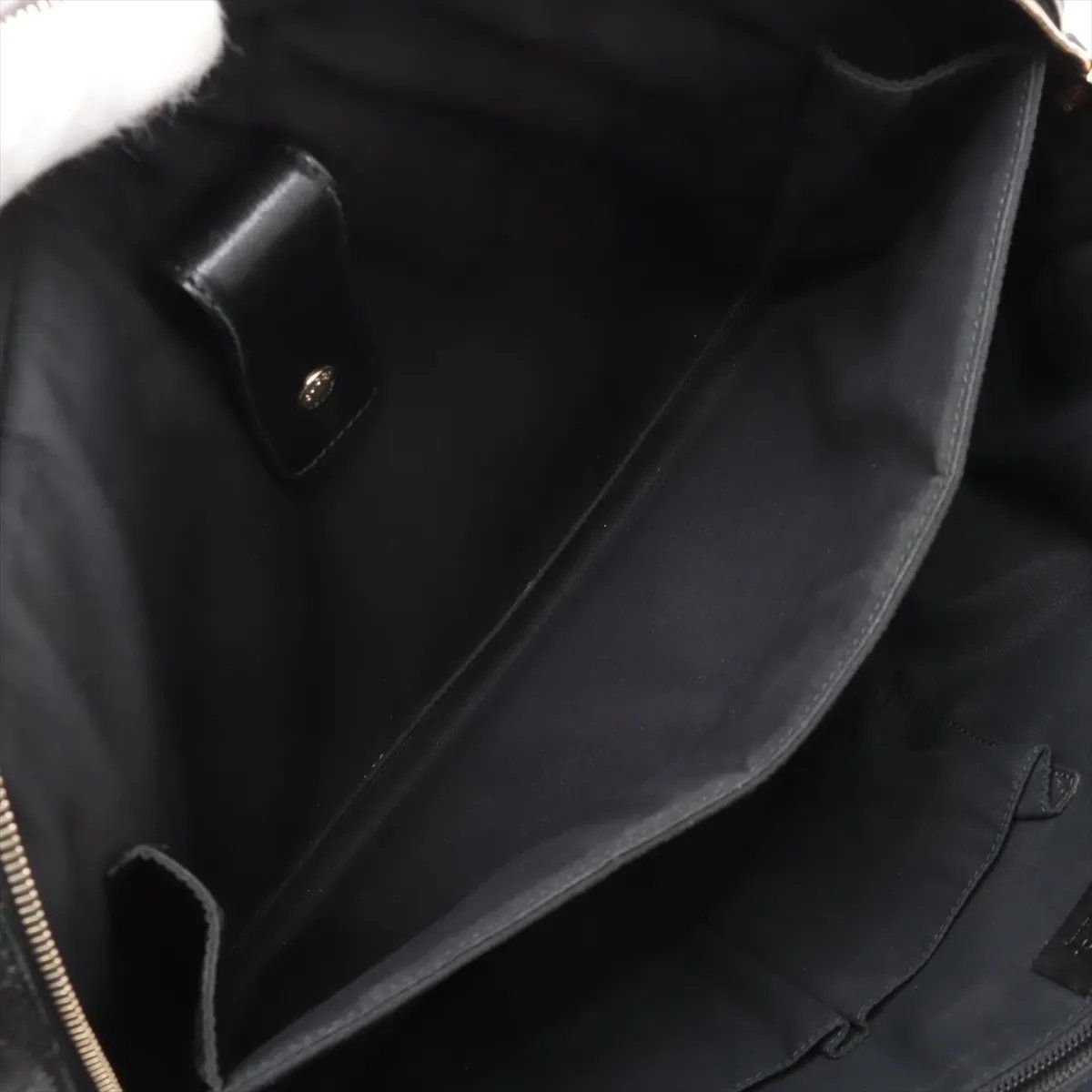 Gucci Diamante Leather Business Document Briefcase Tote Brown — view 8