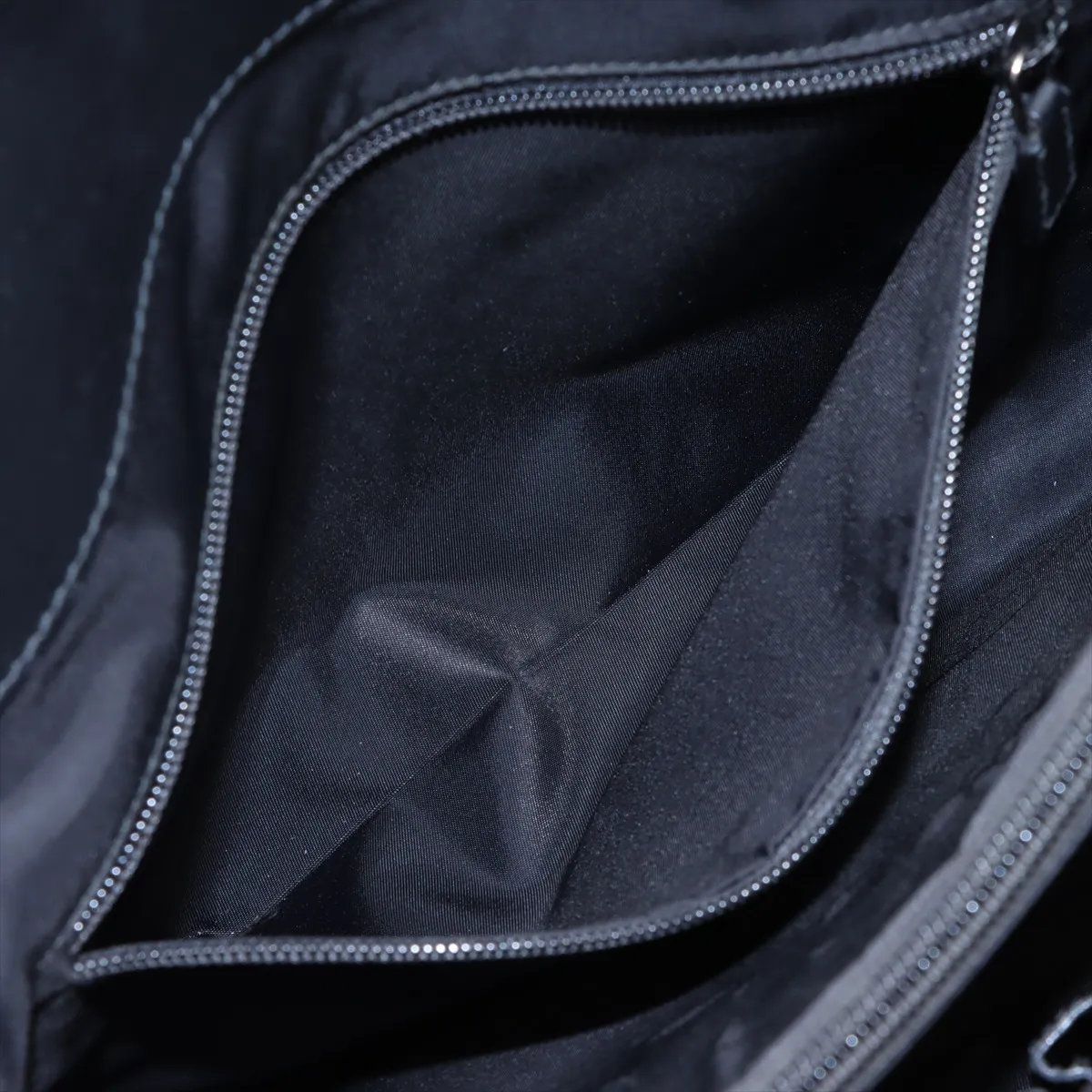 Gucci Guccissima Leather Business Document Briefcase Tote Black — view 9