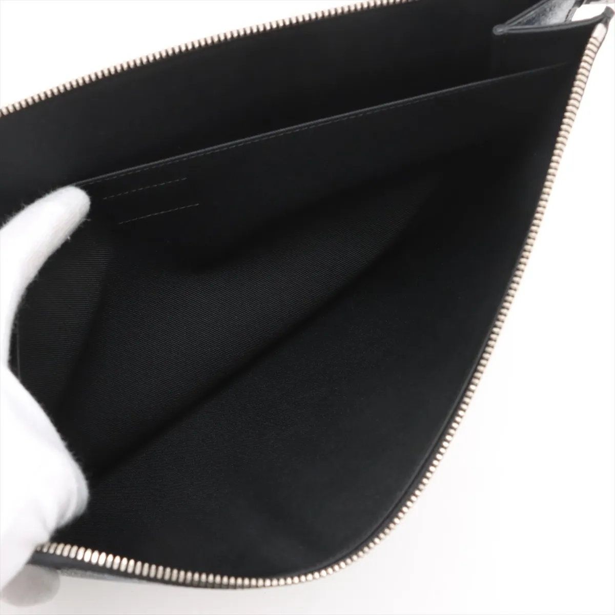 Louis Vuitton Camouflage Pochette Jour GM Leather Clutch — view 6
