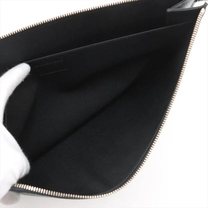Louis Vuitton Camouflage Pochette Jour GM Leather Clutch — view 6