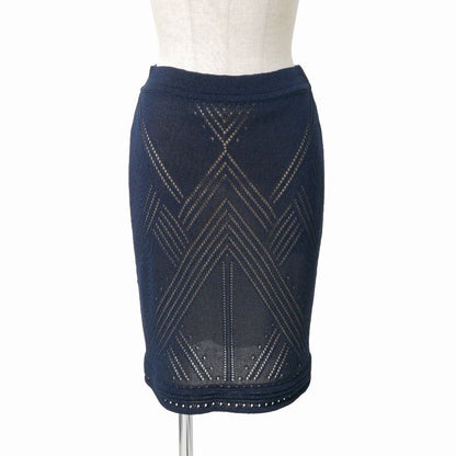 Celine Skirt Suit Top 36 38 Knit Openwork Tight — view 4