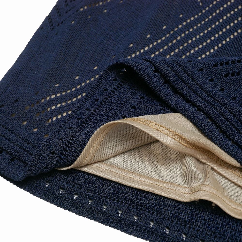 Celine Skirt Suit Top 36 38 Knit Openwork Tight — view 6