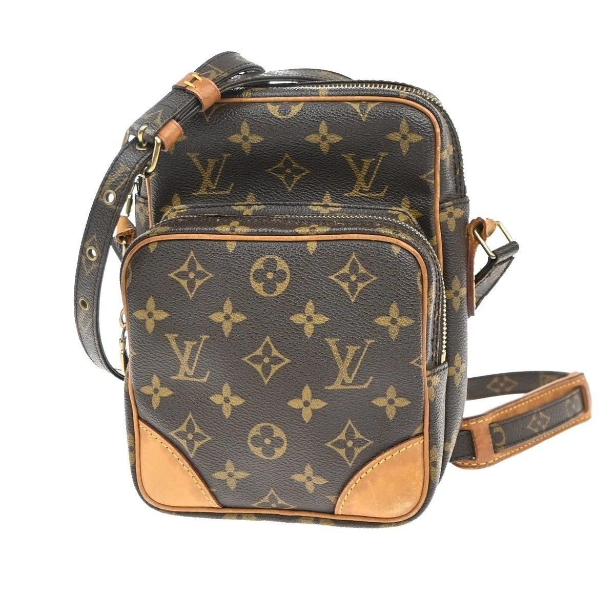 Louis Vuitton Amazon Shoulder Bag Monogram Leather