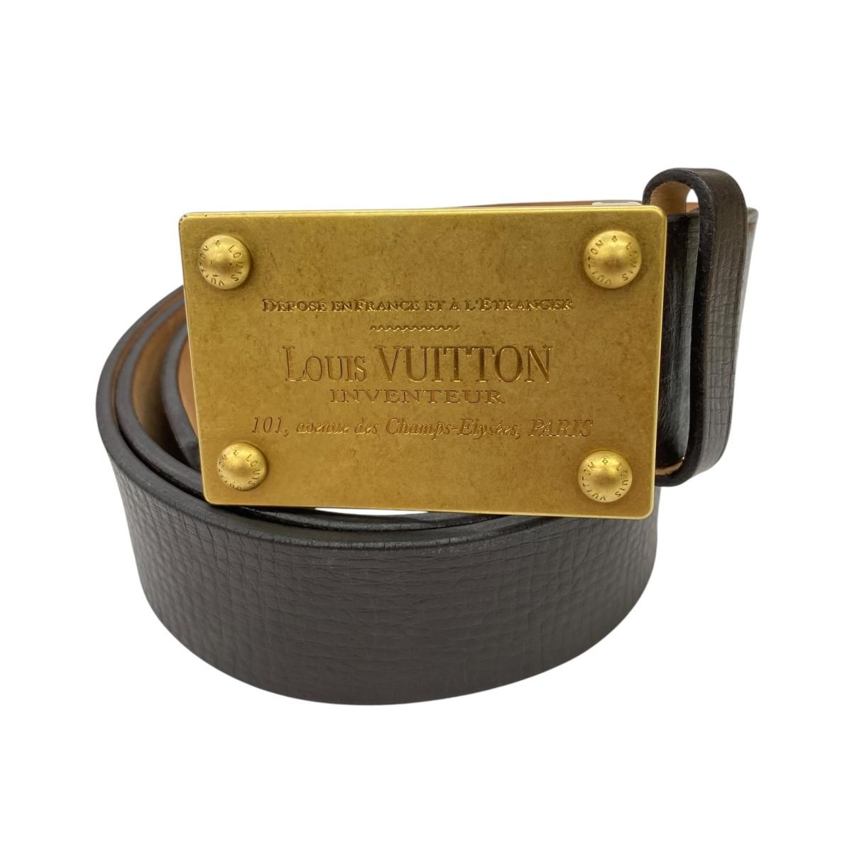 Louis Vuitton Utah Ceinture Aventure Belt 80 32