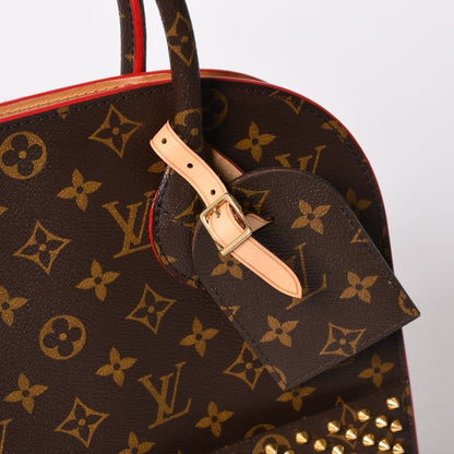 Louis Vuitton Christian Louboutin Iconoclast Handbag Calf Hair Gold — view 8