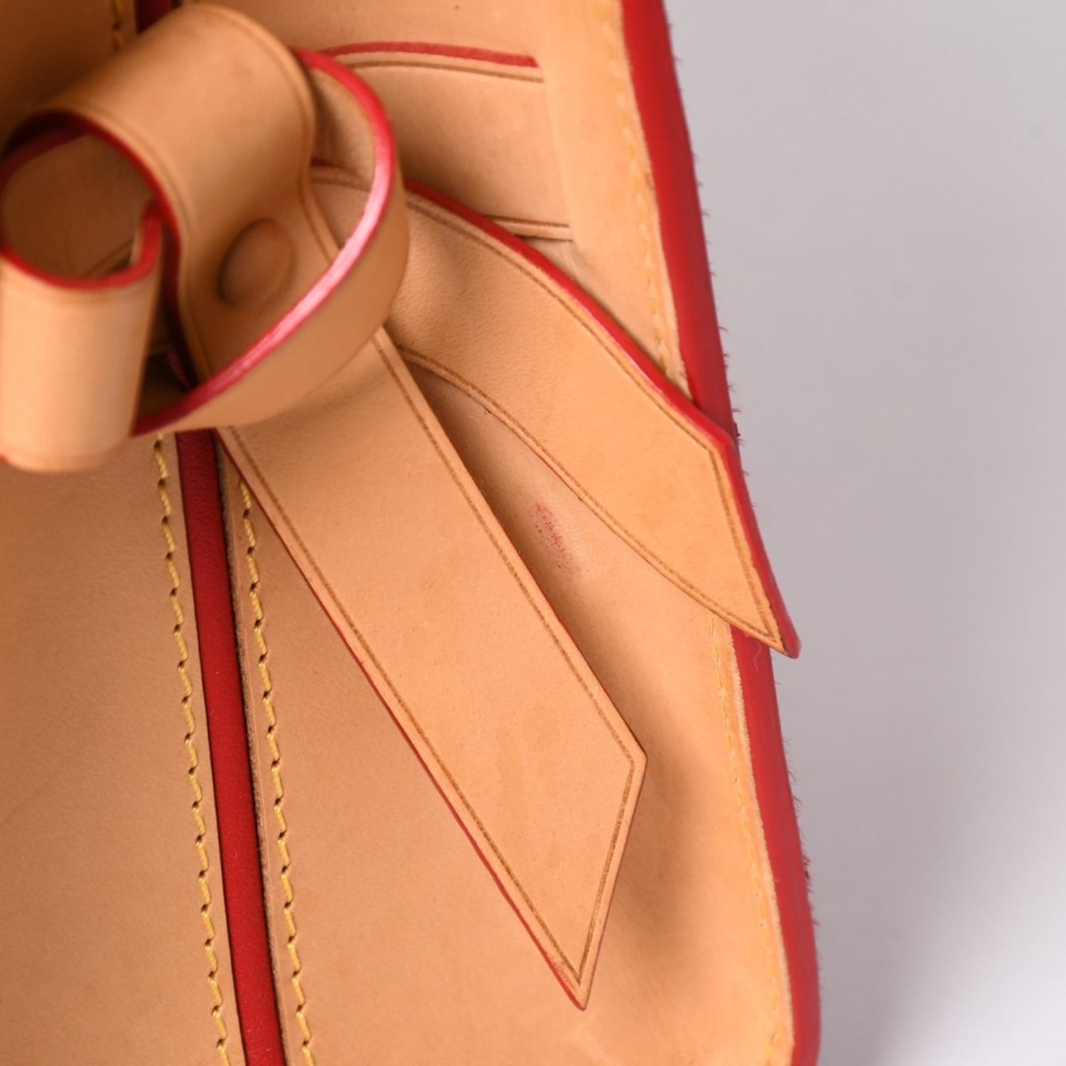 Louis Vuitton Christian Louboutin Iconoclast Handbag Calf Hair Gold — view 6