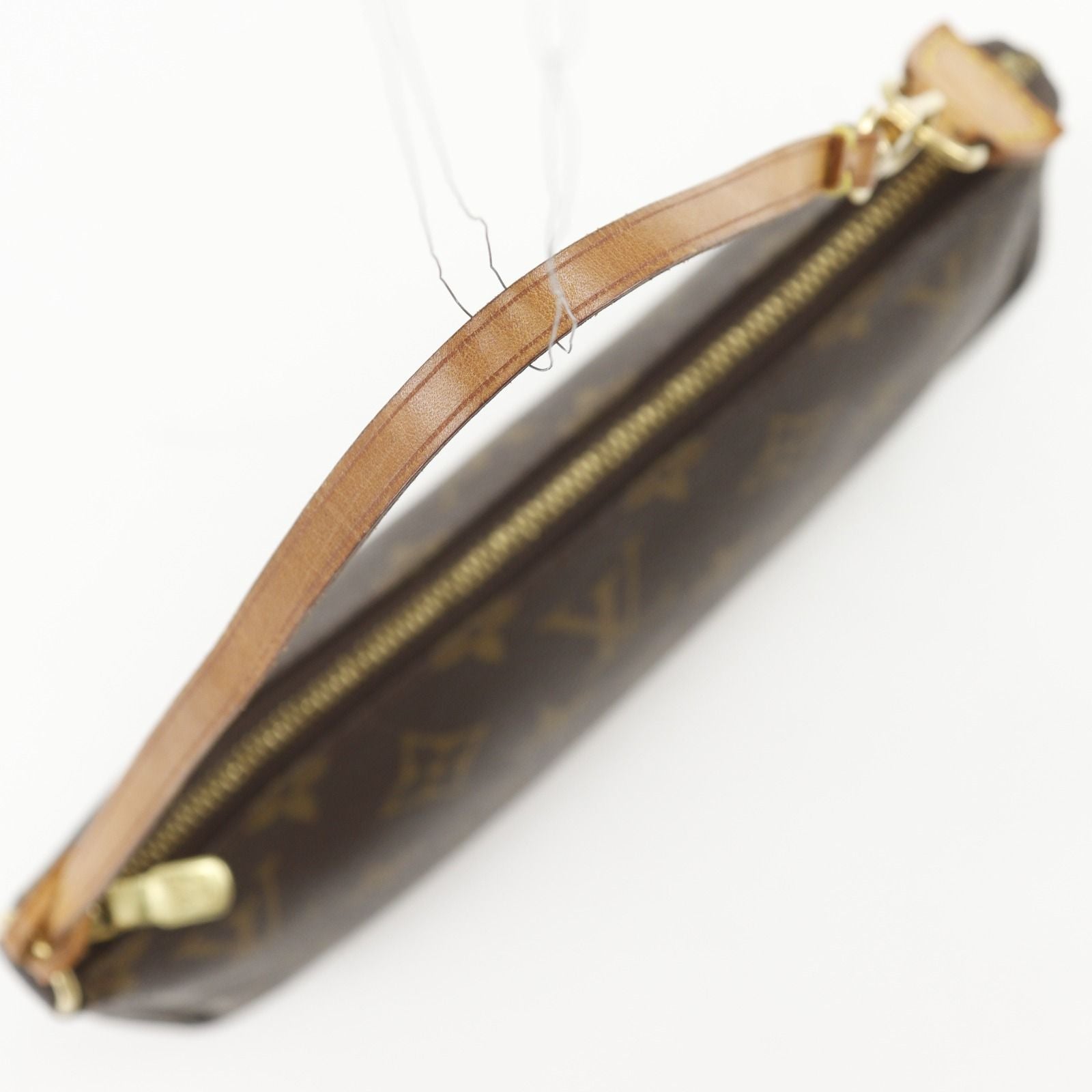 Louis Vuitton Pochette Pouch Monogram Canvas Brown — view 5