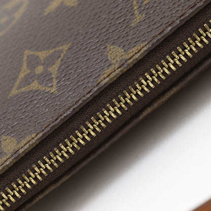 Louis Vuitton Pochette Pouch Monogram Canvas Brown — view 8
