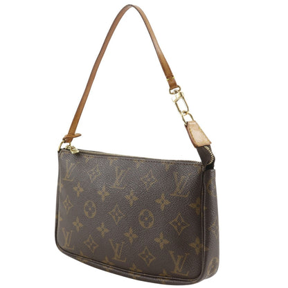 Louis Vuitton Pochette Pouch Monogram Canvas Brown — view 2