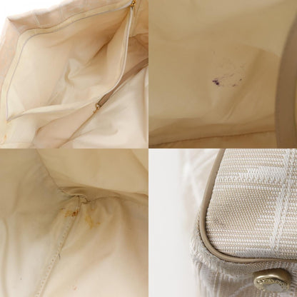 Chanel New Travel Line Tote MM Nylon Canvas Beige — view 8