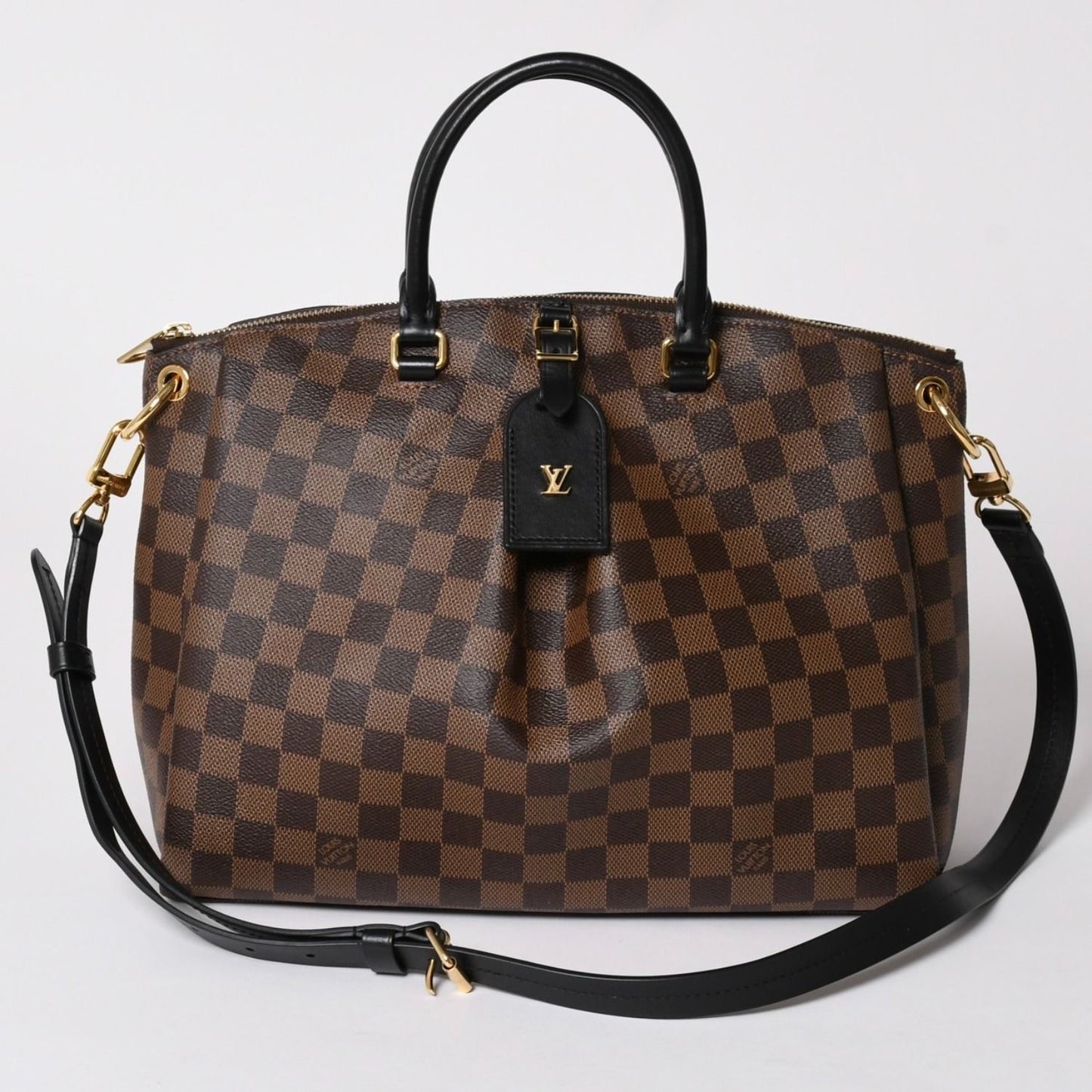 Louis Vuitton Damier Odeon Tote 2-Way Handbag Leather