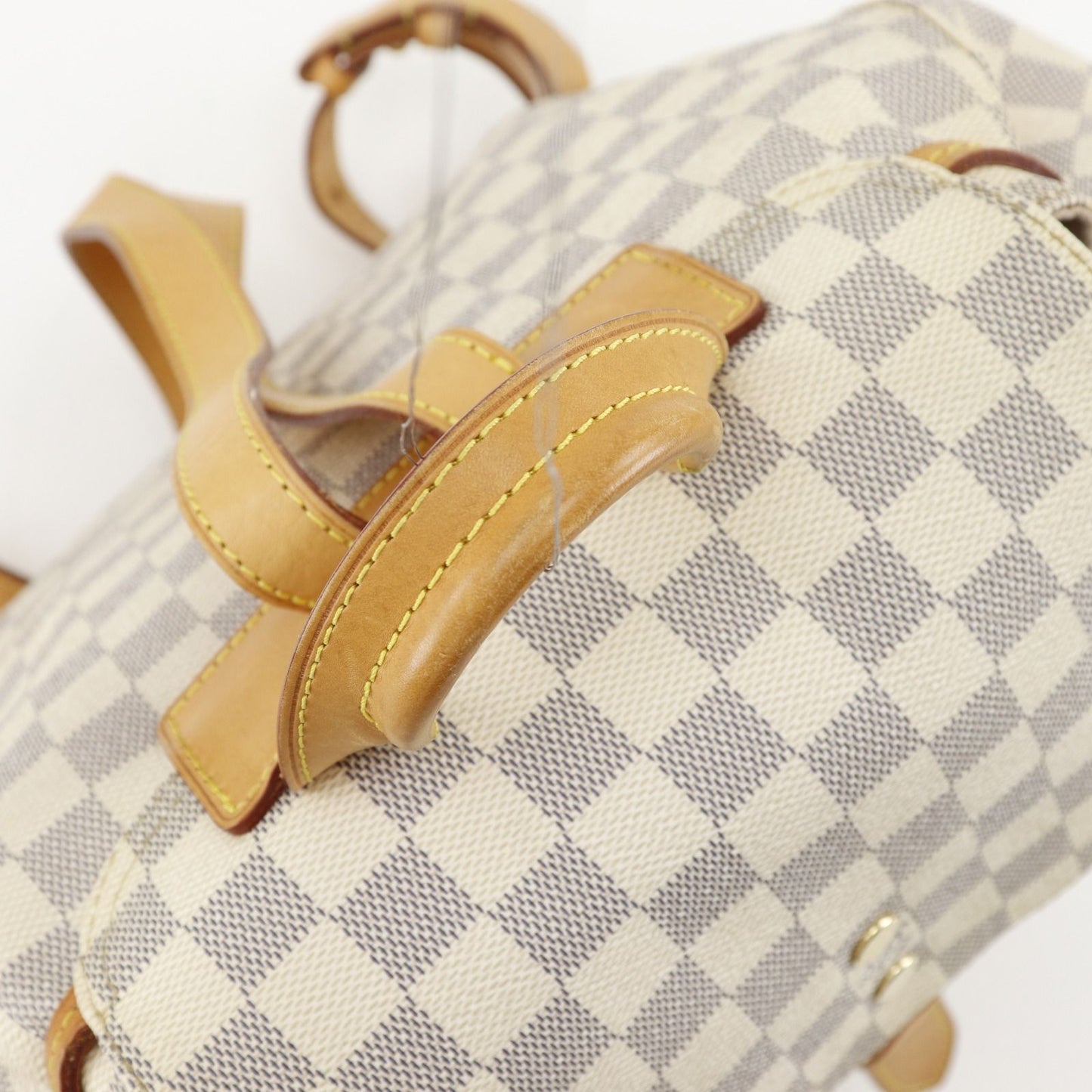 Louis Vuitton Sperone Damier Azur Canvas White Backpack — view 5