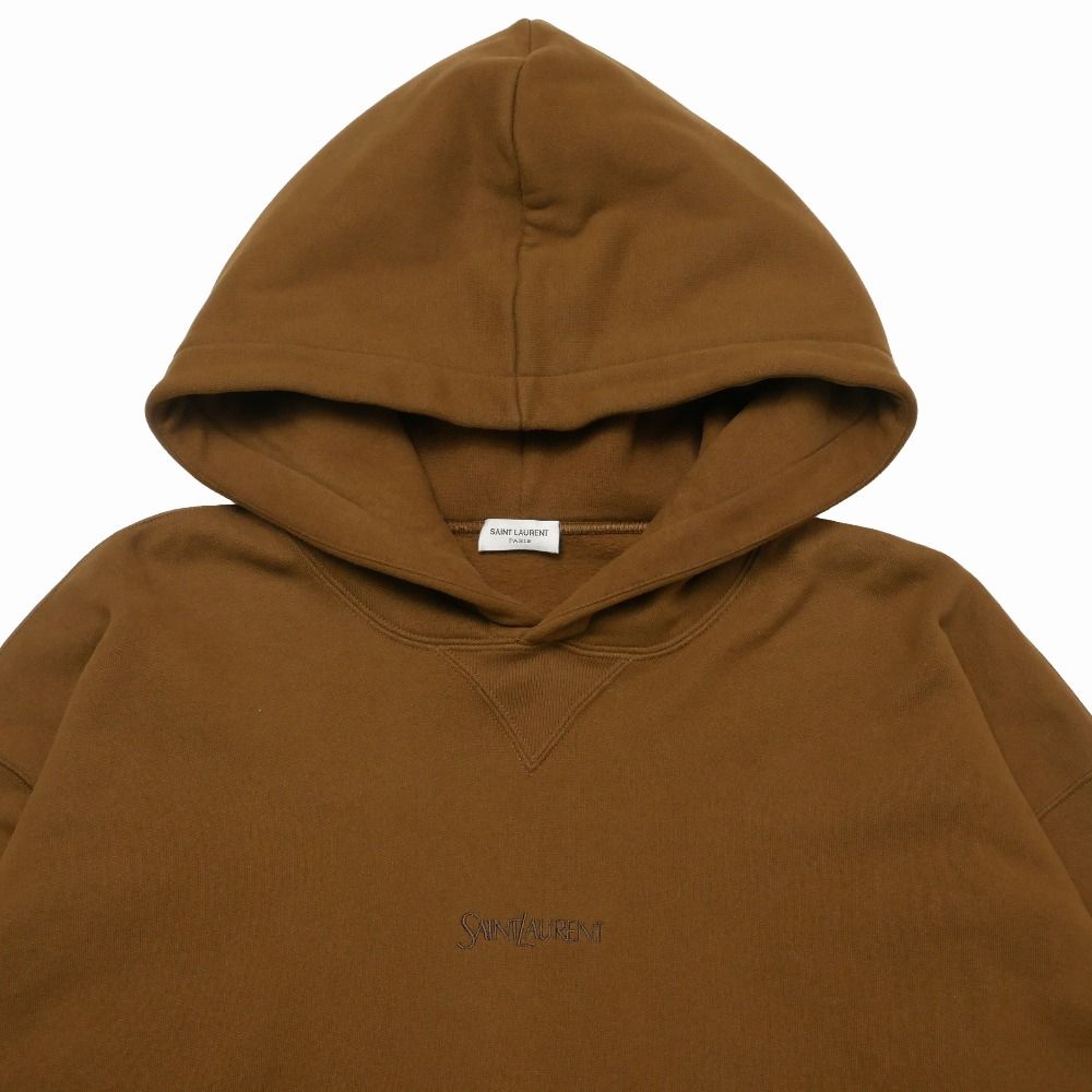 Saint Laurent Paris Hoodie M Sweatshirt Logo Embroidery — view 3