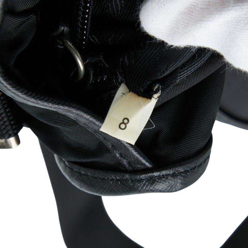 Prada Crossbody Shoulder Bag Nero Black Saffiano Leather — view 8