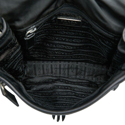 Prada Crossbody Shoulder Bag Nero Black Saffiano Leather — view 6