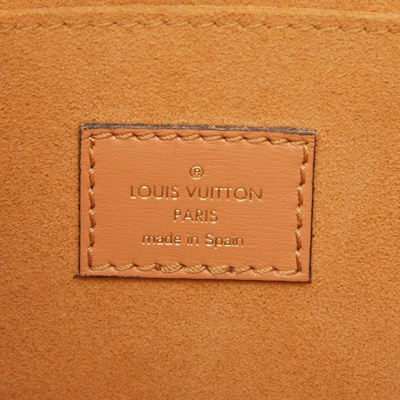 Louis Vuitton Since Dauphine MM Chain 2-Way Shoulder Bag White Beige Canvas — view 5