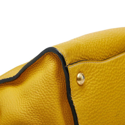 Prada Sound Rock 2-Way Shoulder Bag Yellow Vitello Daino Leather — view 7