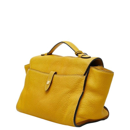 Prada Sound Rock 2-Way Shoulder Bag Yellow Vitello Daino Leather — view 2