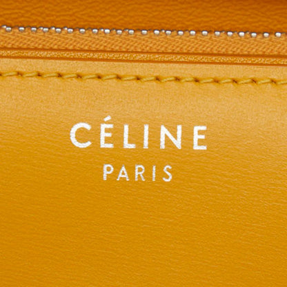 Celine Classic Box Shoulder Bag Yellow Leather — view 7