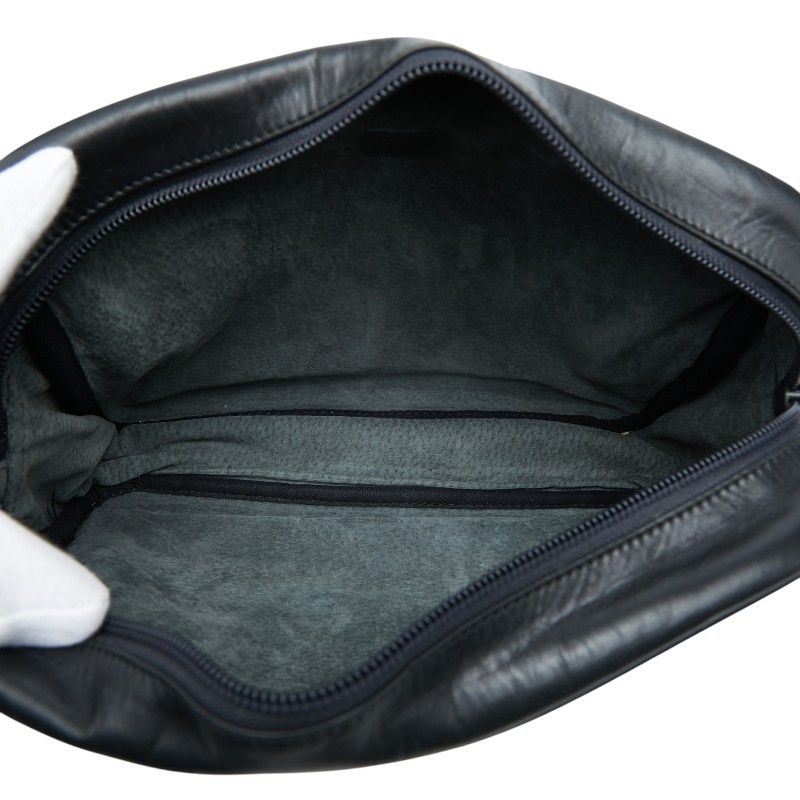 Loewe Anagram Crossbody Shoulder Bag Black Leather — view 8