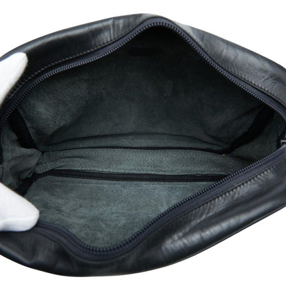 Loewe Anagram Crossbody Shoulder Bag Black Leather — view 8