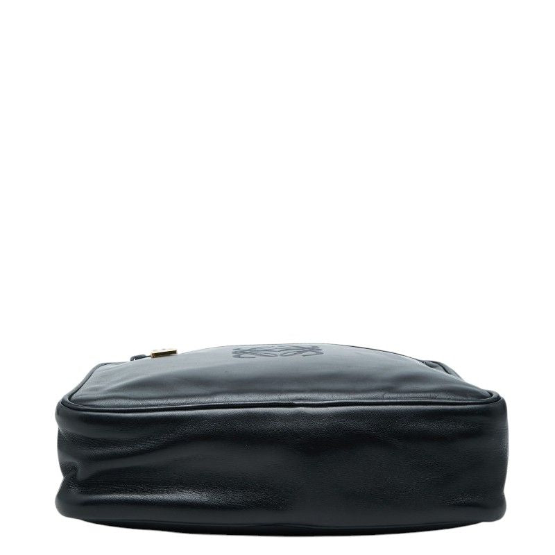 Loewe Anagram Crossbody Shoulder Bag Black Leather — view 3