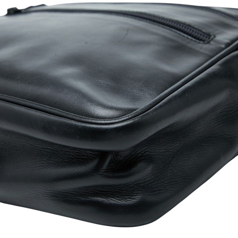 Loewe Anagram Crossbody Shoulder Bag Black Leather — view 6