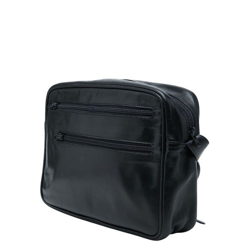 Loewe Anagram Crossbody Shoulder Bag Black Leather — view 2