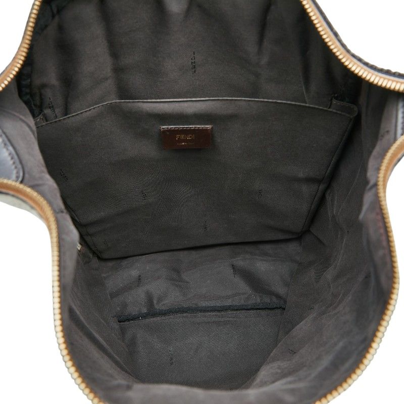 Fendi Fila Mania Zucca Backpack White Multi Leather — view 8