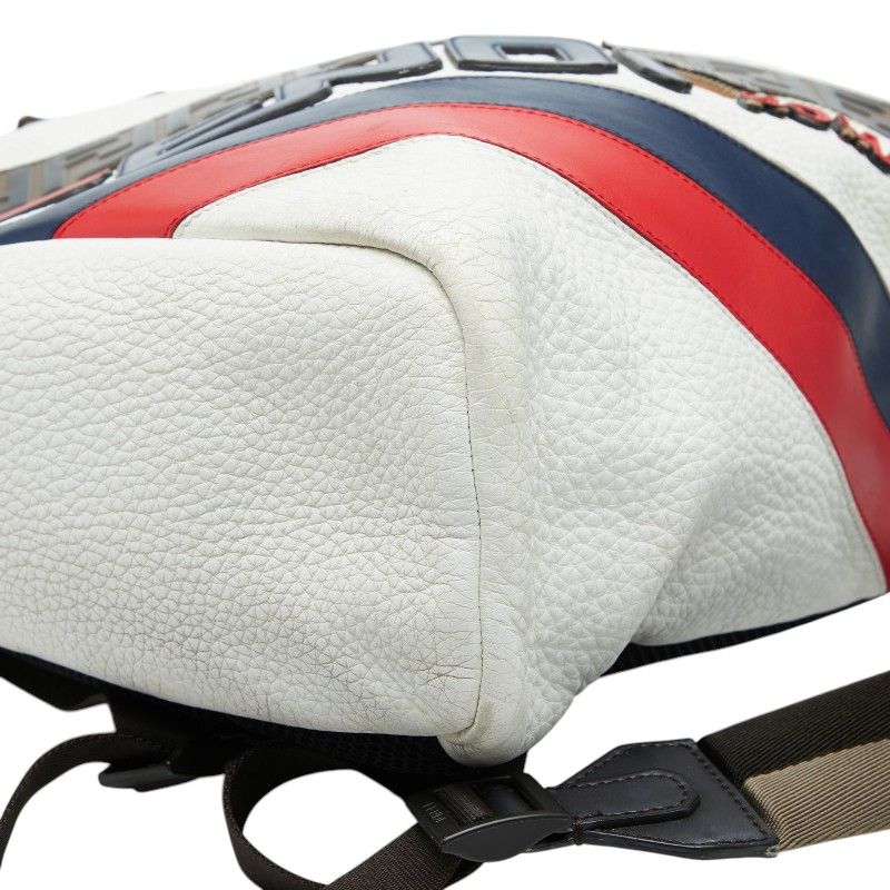 Fendi Fila Mania Zucca Backpack White Multi Leather — view 4