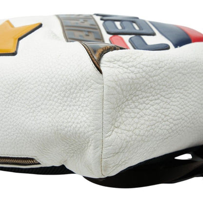 Fendi Fila Mania Zucca Backpack White Multi Leather — view 5