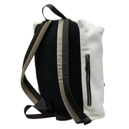 Fendi Fila Mania Zucca Backpack White Multi Leather — view 2