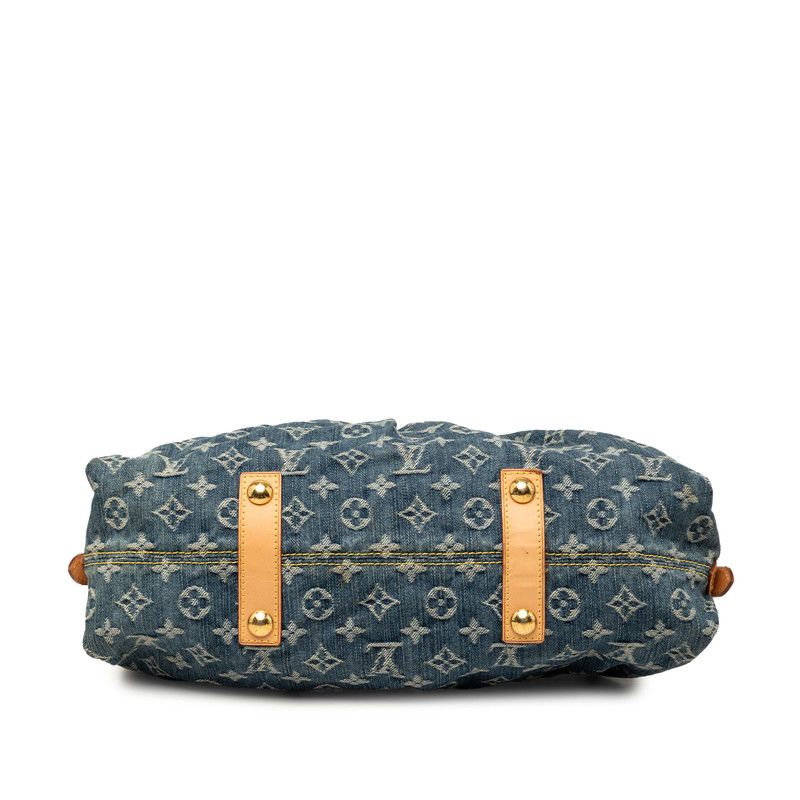 Louis Vuitton Monogram Denim Neocavy MM 2-Way Shoulder Bag Indigo Blue — view 3