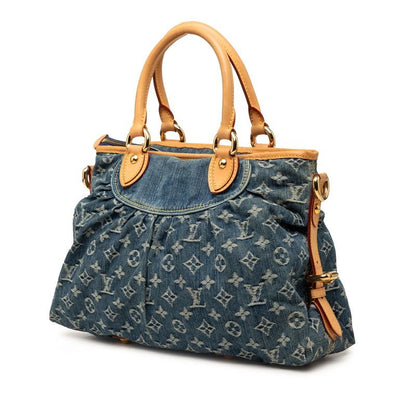 Louis Vuitton Monogram Denim Neocavy MM 2-Way Shoulder Bag Indigo Blue — view 2