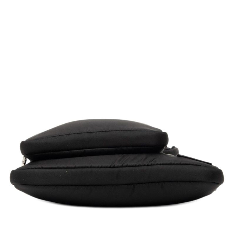 Prada Logo Shoulder Bag Black Multi Nylon Rubber — view 3
