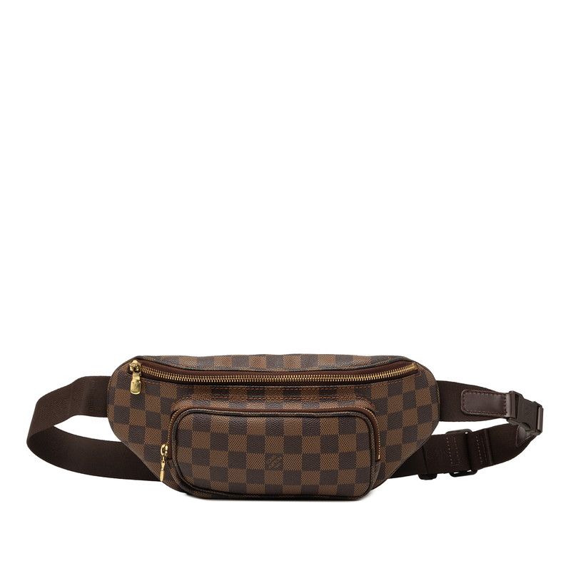 Louis Vuitton Damier Bam Melville Belt Bag Brown Leather