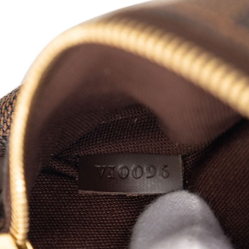 Louis Vuitton Damier Bam Melville Belt Bag Brown Leather — view 6