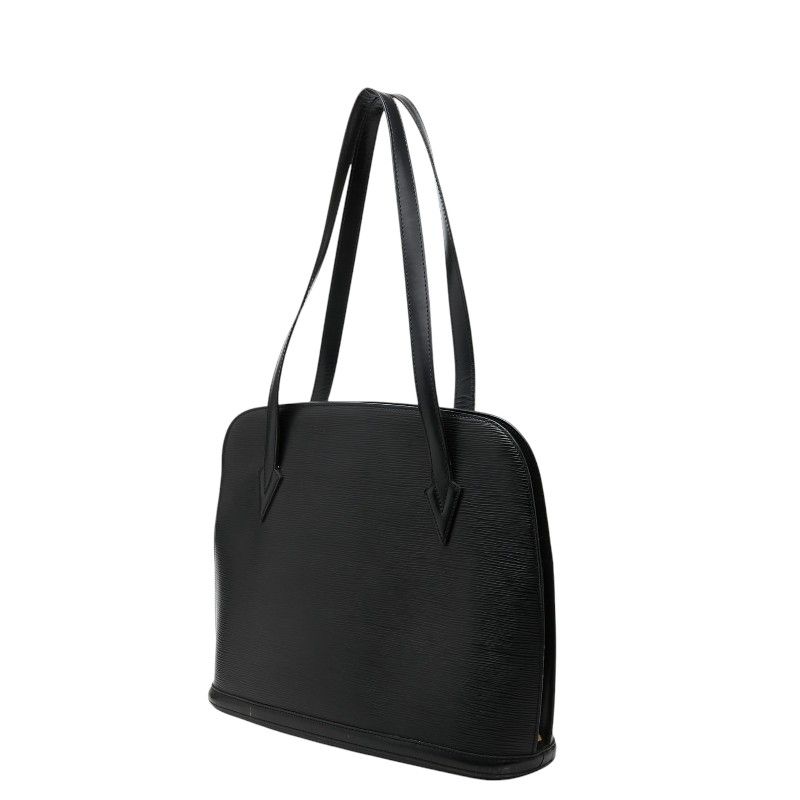 Louis Vuitton Epi Lussac Tote Shoulder Bag Noir Black Leather — view 2