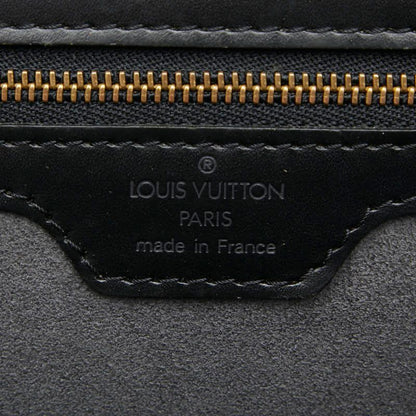 Louis Vuitton Epi Lussac Tote Shoulder Bag Noir Black Leather — view 8