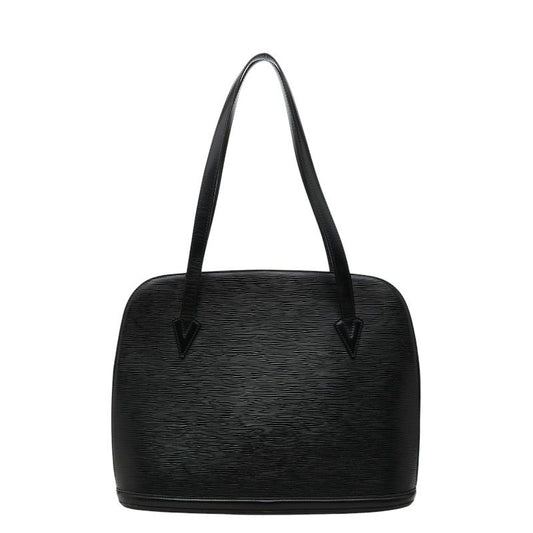 Louis Vuitton Epi Lussac Tote Shoulder Bag Noir Black Leather