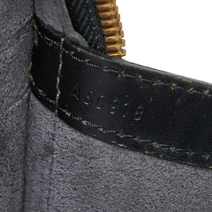 Louis Vuitton Epi Lussac Tote Shoulder Bag Noir Black Leather — view 9