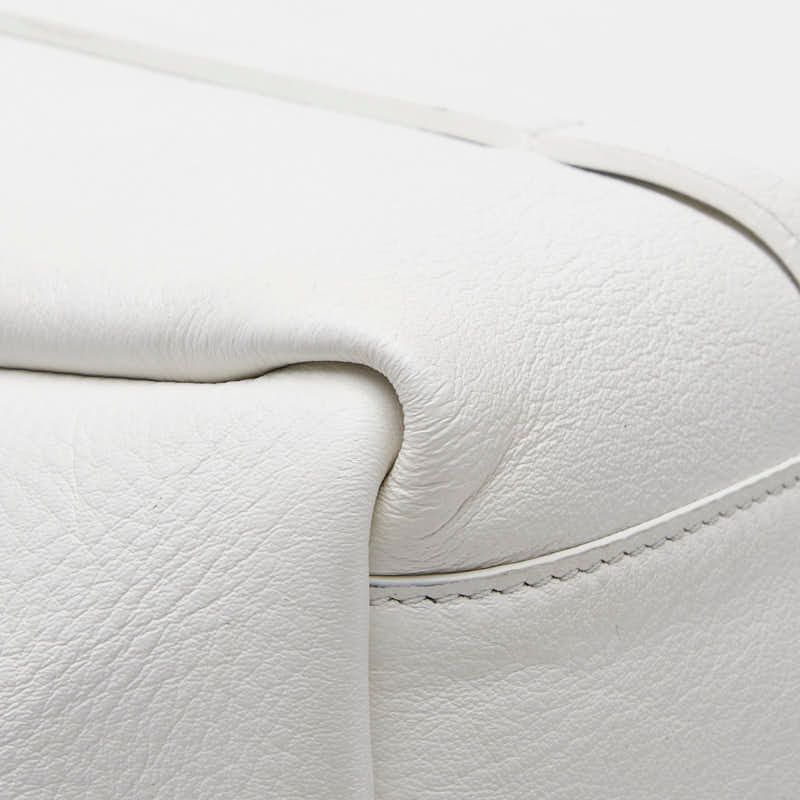 Balenciaga Everyday M Tote Shoulder Bag White Leather — view 7