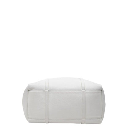 Balenciaga Everyday M Tote Shoulder Bag White Leather — view 3