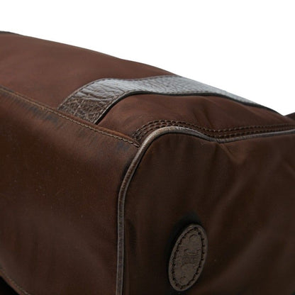Celine Anagram Handbag Brown Nylon Leather — view 6