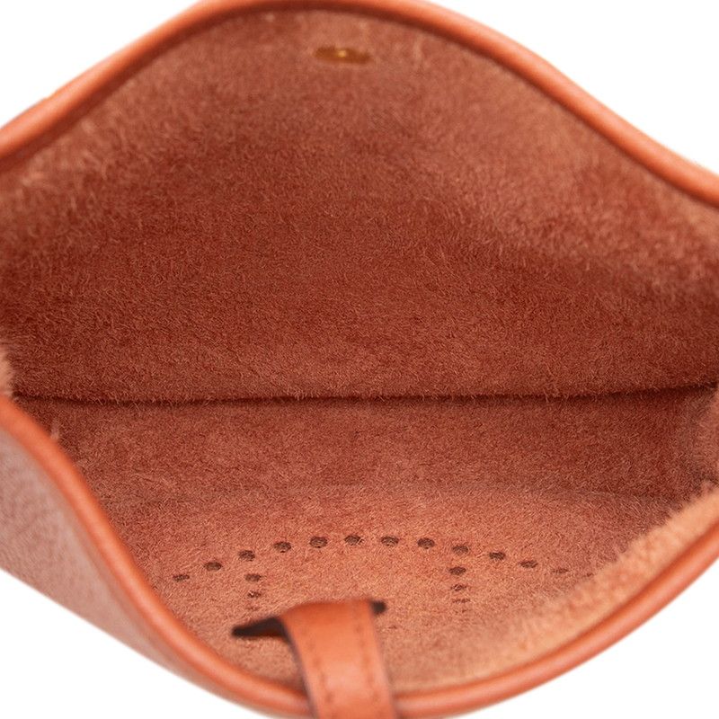 Hermes Evelyne Amazon TPM Maxi Quadrille Shoulder Bag Cuiburg Brown Taurillon — view 4