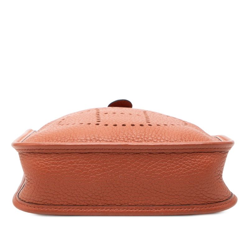 Hermes Evelyne Amazon TPM Maxi Quadrille Shoulder Bag Cuiburg Brown Taurillon — view 3