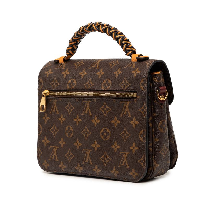 Louis Vuitton Monogram Pochette Metis MM 2-Way Shoulder Bag Brown Multi Color — view 2