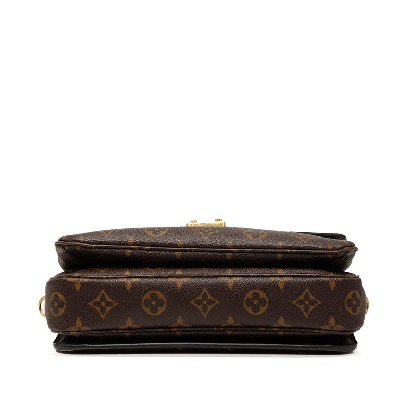 Louis Vuitton Monogram Pochette Metis MM 2-Way Shoulder Bag Brown Multi Color — view 3