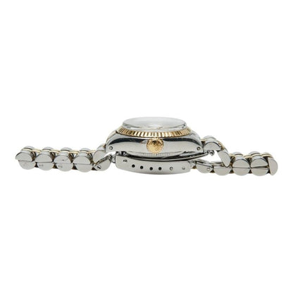 Rolex Oyster Perpetual Date Watch White Gold Silver Stainless Steel 18k White — view 3